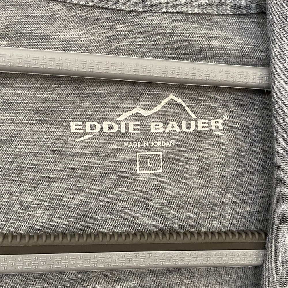 Eddie Bauer Women's Heather Gray Cardigan - Picture 2 of 4